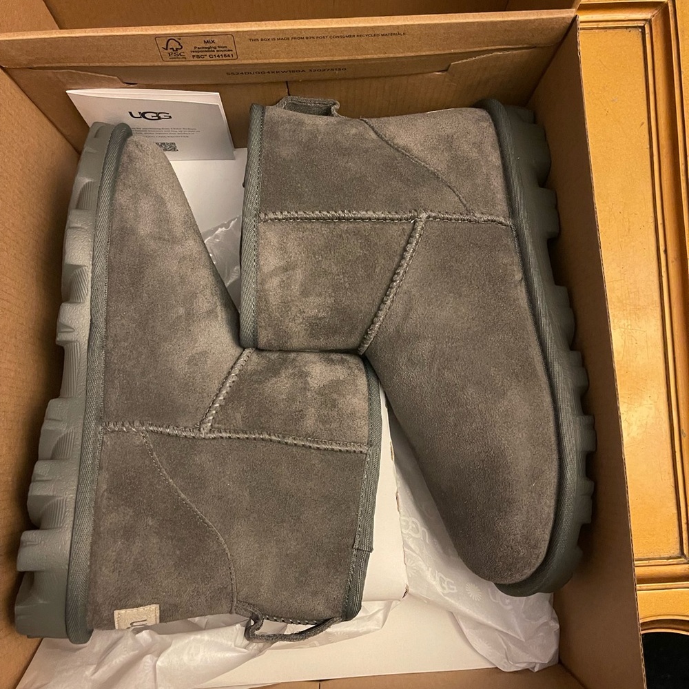 BRAND NEW UGG W ESSENTIAL MINI BOOTS!!